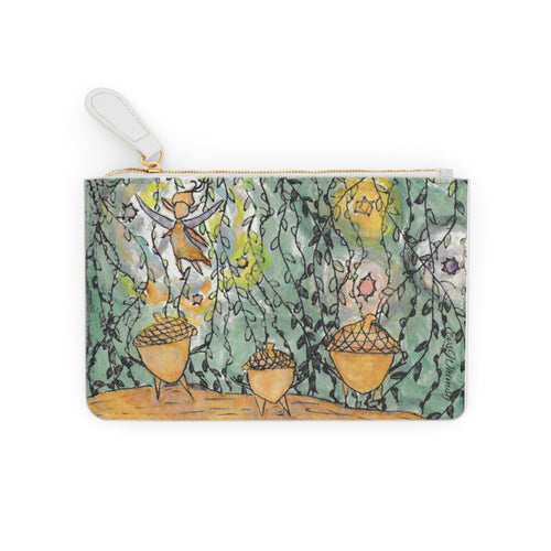 Acorn Family & Fairy - Mini-Clutch Bag