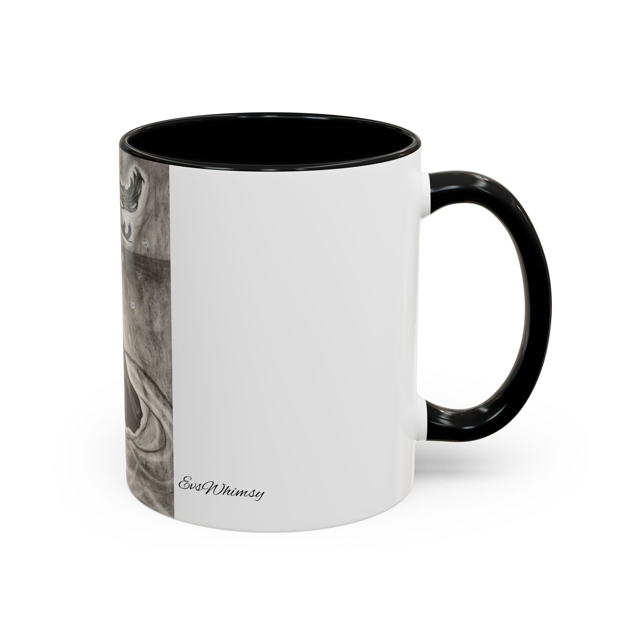 Woman on Water - Ceramic Mug (11, 15oz)