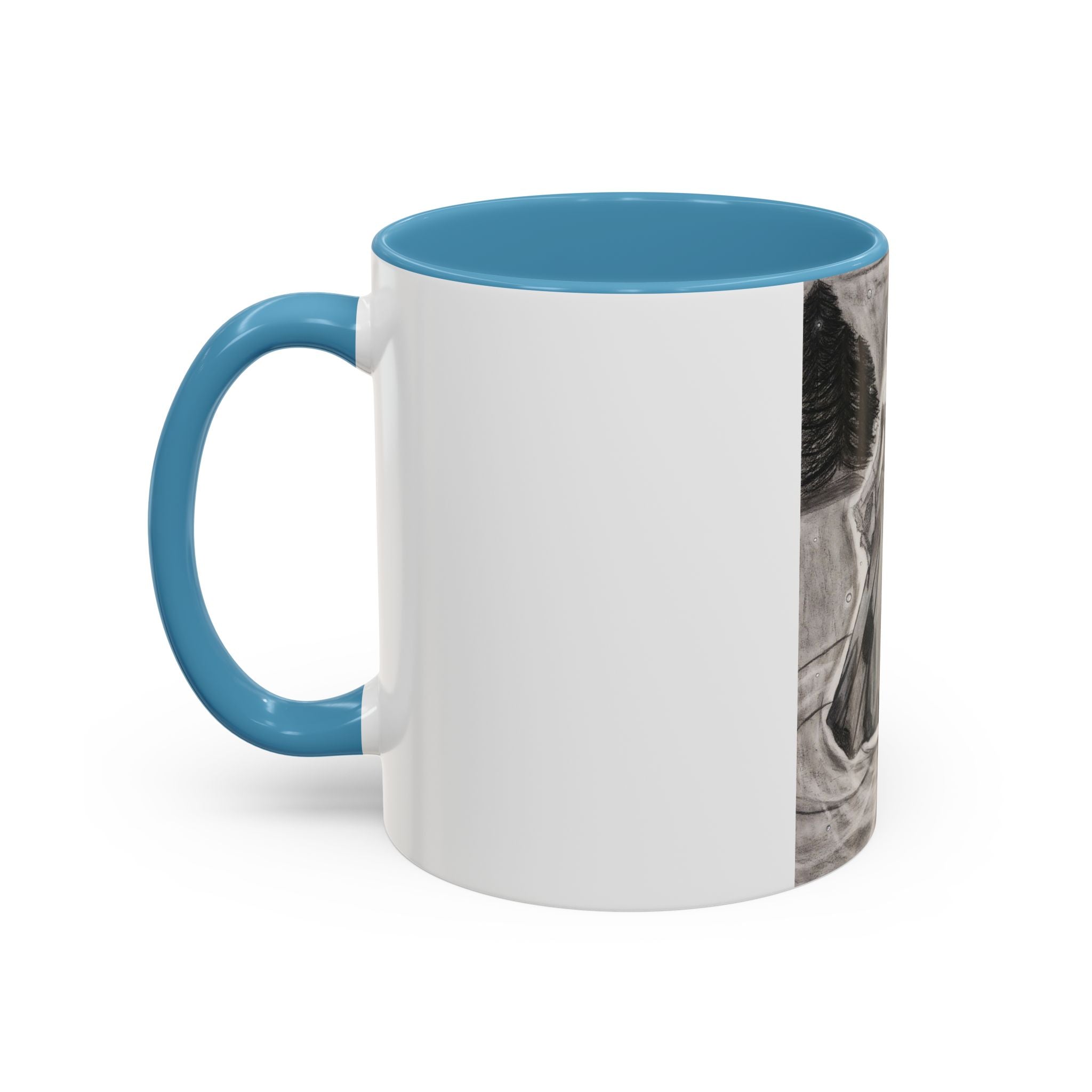 Woman on Water - Ceramic Mug (11, 15oz)