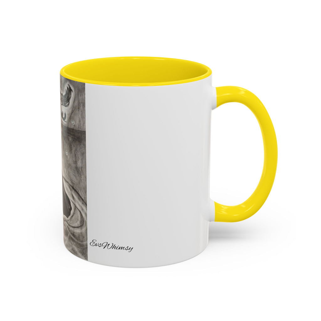 Woman on Water - Ceramic Mug (11, 15oz)