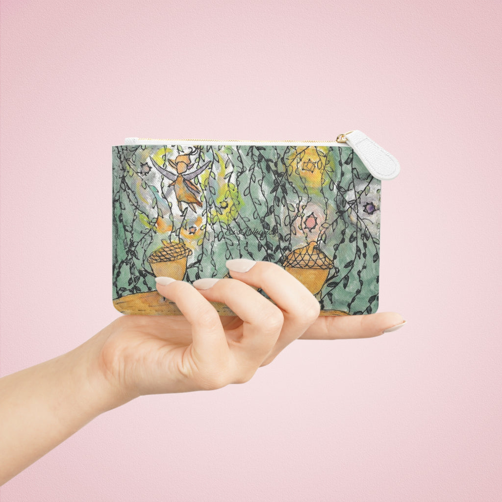 Acorn Family & Fairy - Mini-Clutch Bag