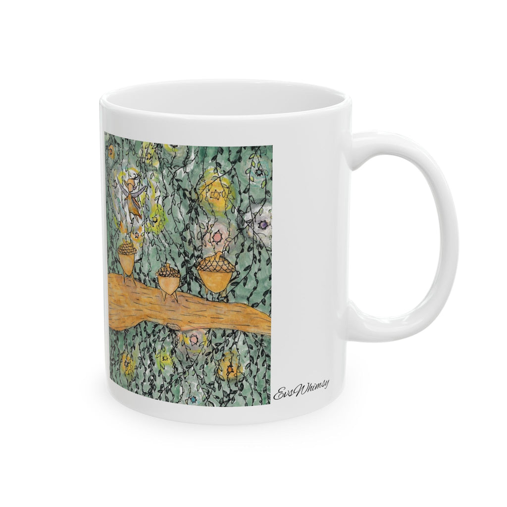 Acorn Family w/ Fairy - Ceramic Mug  (11oz/15oz)